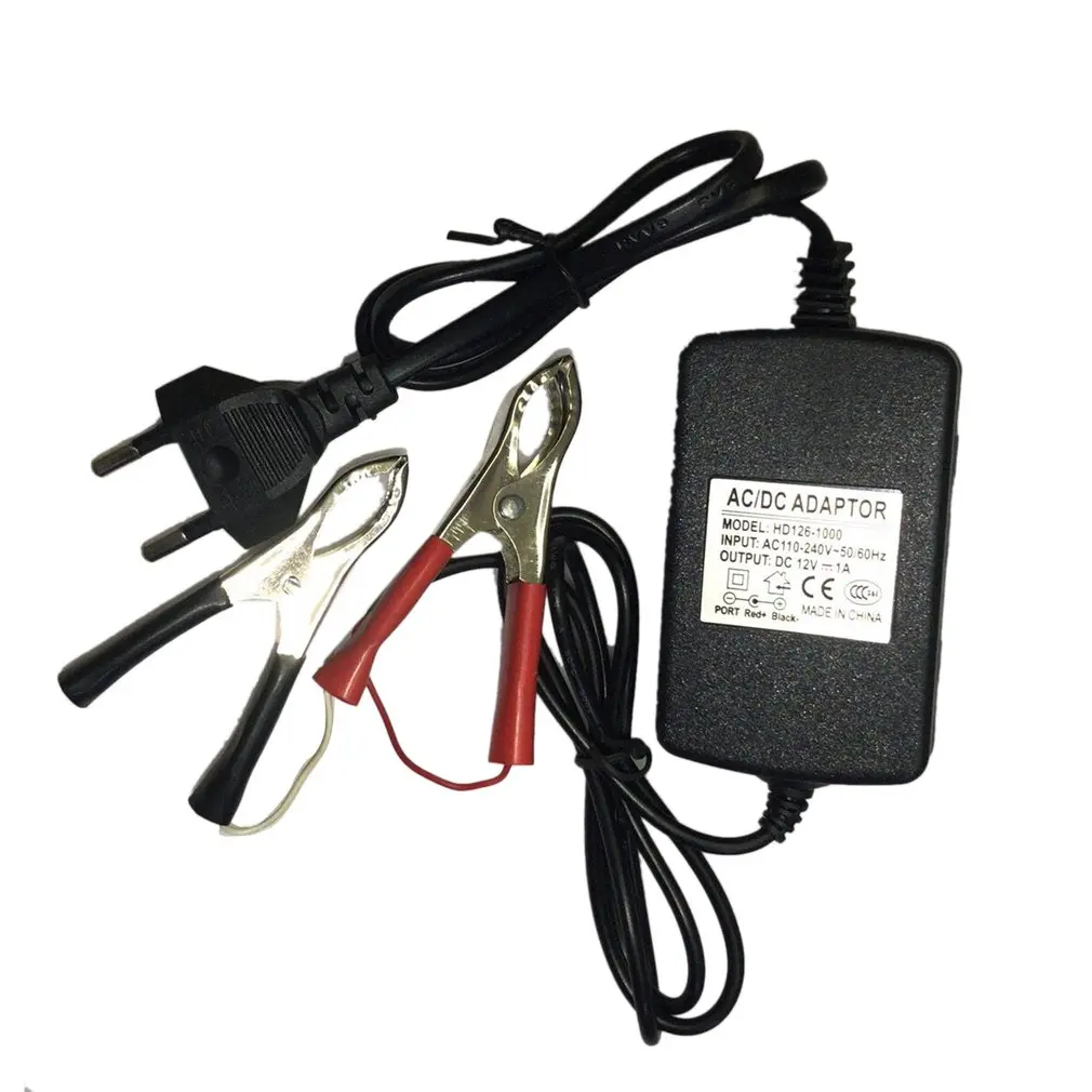 Full Automatic Car Battery Charger DC 12V/1A 15W Auto Motorcycle ATV Smart Compact Tender Maintainer EU Plug |