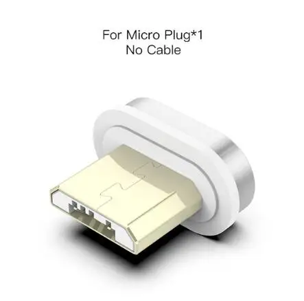 Only Micro USB Plug 90 градусов 3A Магнитный кабель Micro USB кабель type C кабель передачи данных для быстрой зарядки для iPhone XS MAX XR SAMSUNG S10 Plus S9+ S8 Note 9 - Цвет: Only Micro USB Plug