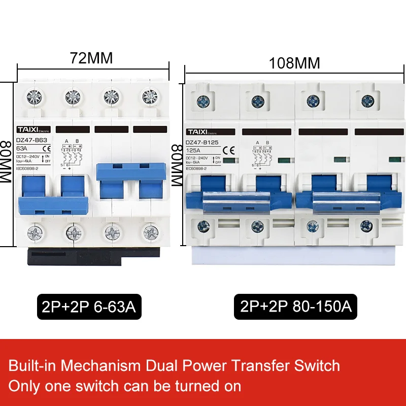 Защита двигателя миниатюрный автоматический выключатель постоянный ток 12 В 24 36 48