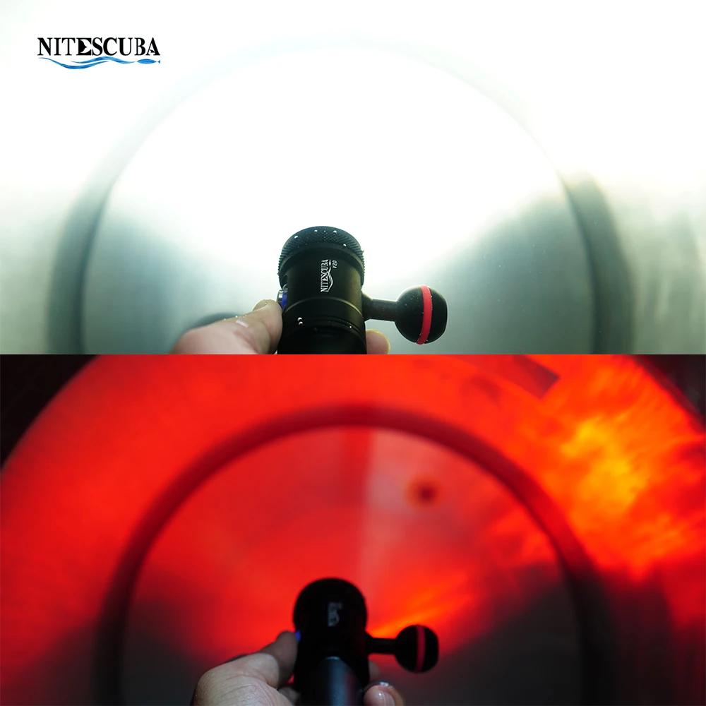 Светодиодная осветительная лампа для дайвинга niteакваs18/V20 2000 люмен астигматизм