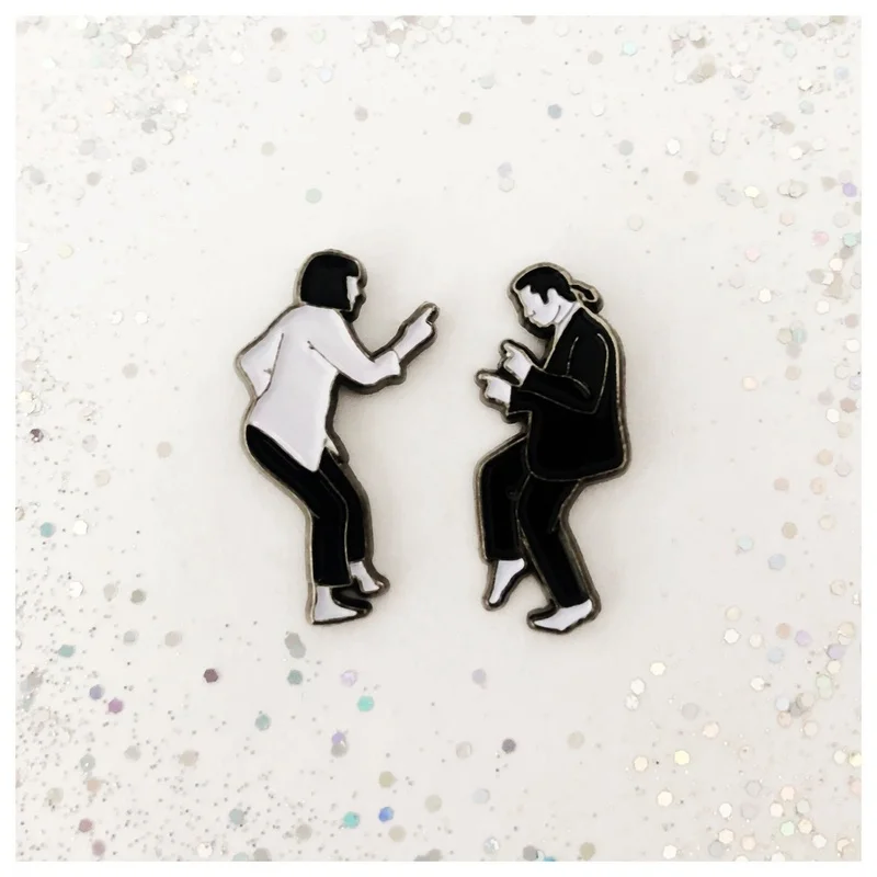 

Pulp Fiction Enamel Pin Set Lapel Pins Badge