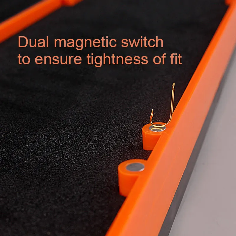 

Fishing Rig Tackle Hook Box Case Large Capacity Durable ABS Drop-proof Accessories LDF668