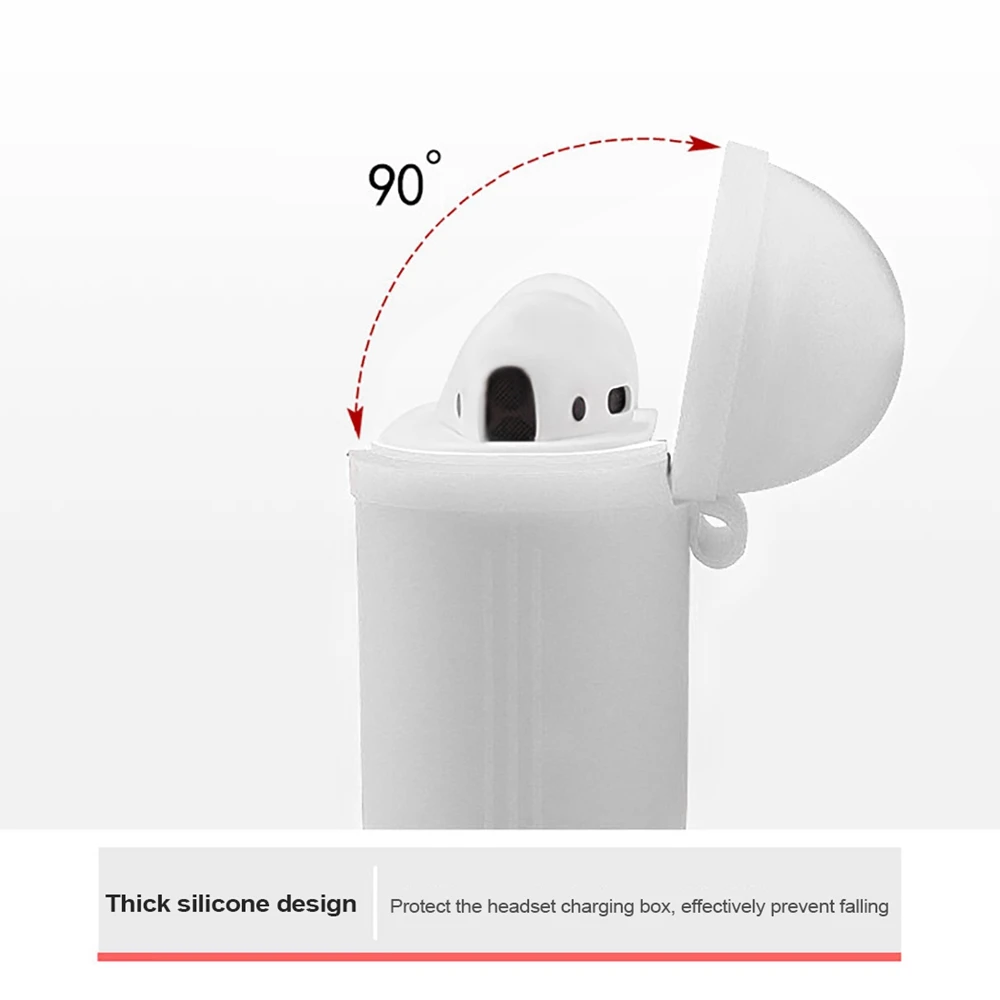 

New Soft Silicone Case For Airpods Shockproof Cover For AirPods Earphone Cases Ultra Thin Air Pods Protector Case