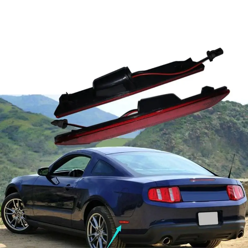 2 шт. светодиодный задний красный габаритный фонарь для Ford Mustang 10 14|Сигнальная