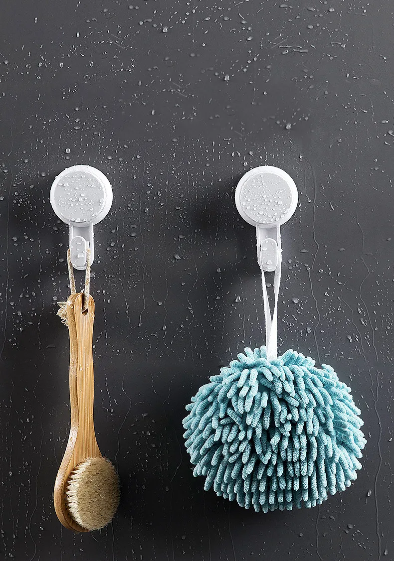 2 шт. Вакуумная присоска крюк 360 ° вращения съемный Полотенца стеллаж для выставки