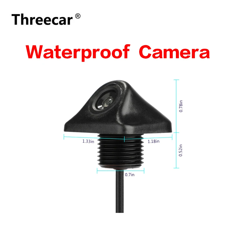 2022 new car Rear View Camera Universal  Night Vision Backup Parking Reverse Camera Waterproof 170 Wide Angle HD Color Image