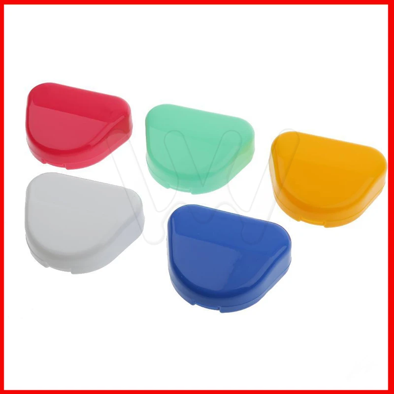 

5pcs Denture storage box Holder box Storage box dental tools