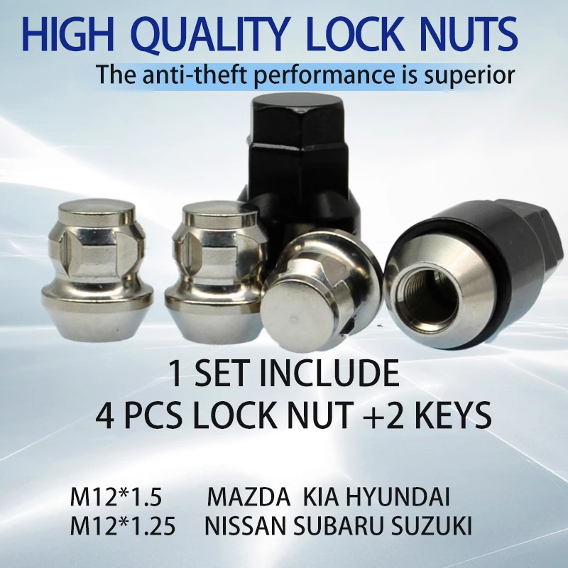 Искусственные гайки из нержавеющей стали для TOYOTA LEXUS FORD NISSAN JAGUAR HONDA TESLA CADILLAC INFINITI KIA