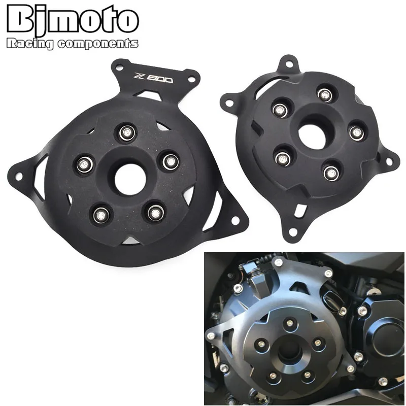 

Bjmoto Motorcycle Steel Engine Stator Cover Guard Cases For Kawasaki Z800 2013 2014 2015 2016 motor protector