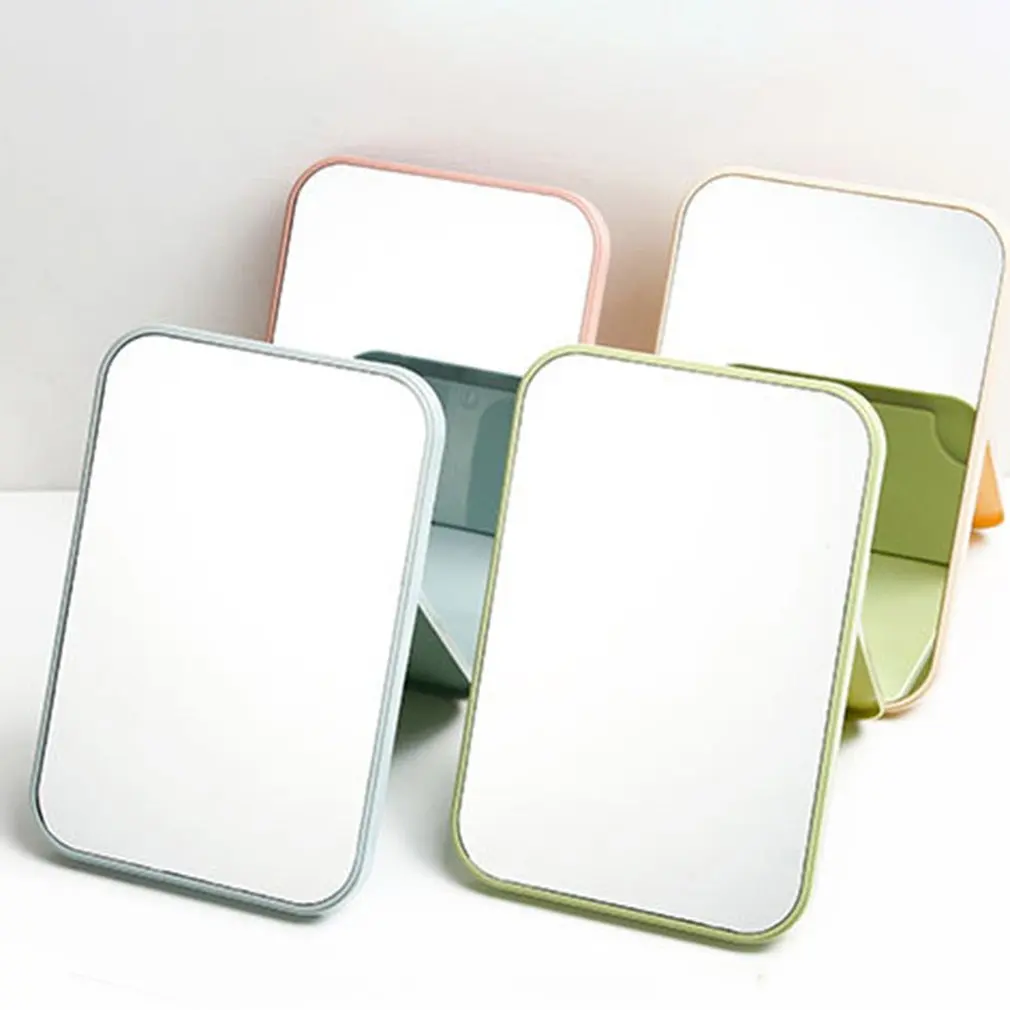 

Folding Portable Large Square High Definition Single Side Cosmetic Mirror Portable and Easy to Use Simple and Beautiful