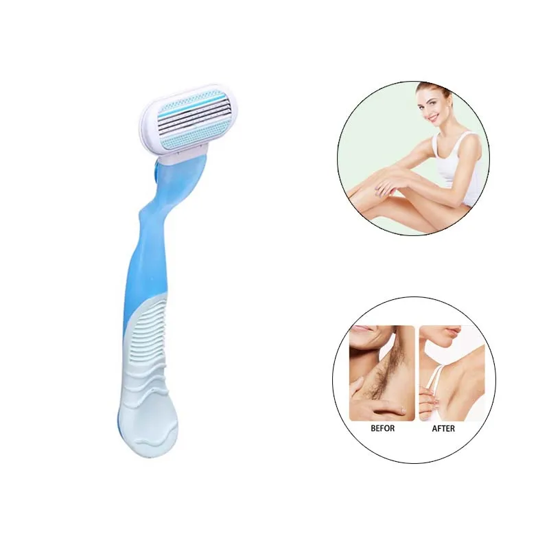 Нож для бритья женщин портативная машинка удаления волос в зоне бикини ног руках