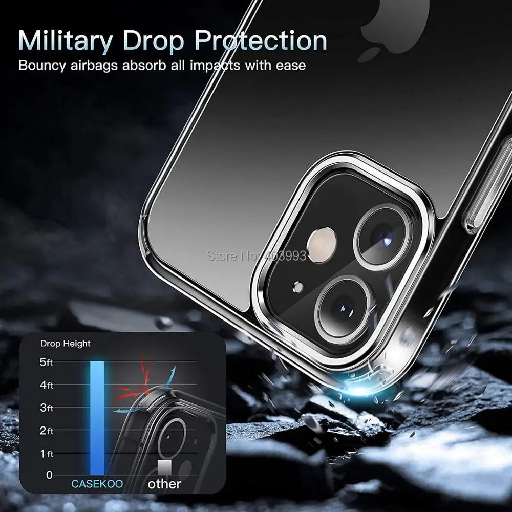 Чехол для iPhone 12 / Mini Pro Max прозрачный мягкий силиконовый высококачественный