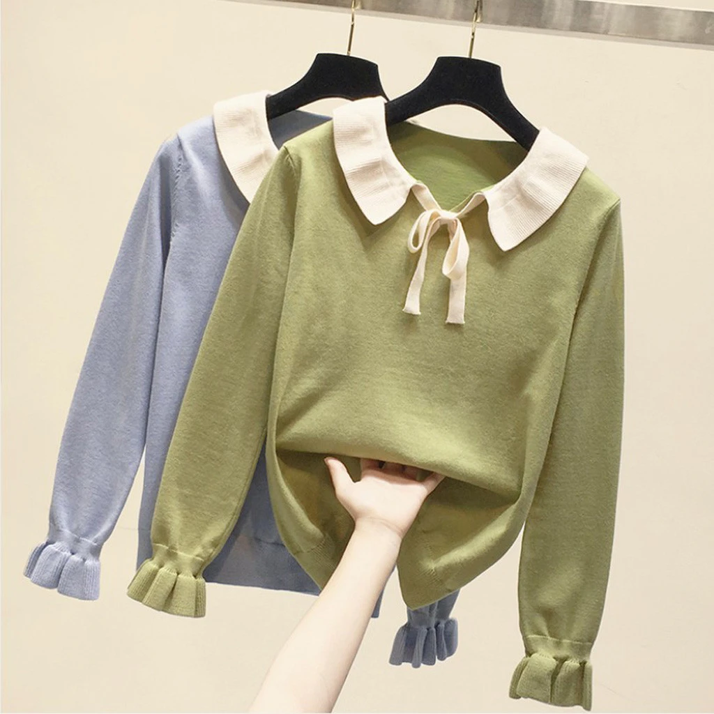 JAYCOSIN 2019 новинка женские рубашки для офиса элегантные с рукавом-фонариком