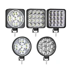 Светодиодная панель Aeobey, квадратный Точечный светильник для внедорожников, 27 Вт42 Вт48 Вт, 12 В24 В, для автомобилей, грузовиков 4x44WD ATV UTV