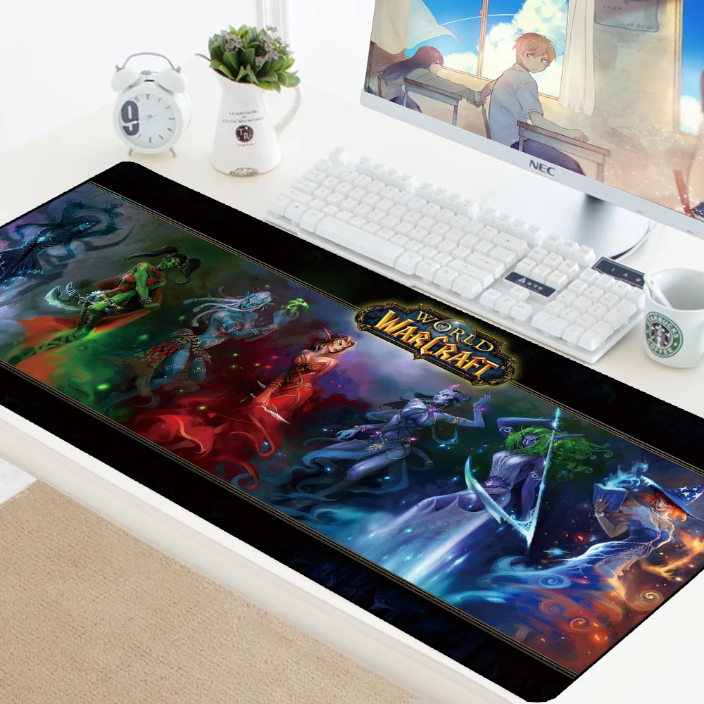 Игровой коврик для мыши 70X30 см для World of Warcraft, коврик для мыши, большой размер XL, коврик для мыши с клавиатурой, для игрового ноутбука, резиновый коврик для компьютера, ПК, скоростной коврик