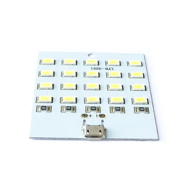 3PCS high quality 5730 smd 5V 430mA~470mA White Mirco Usb LED lighting panel USB mobile light Emergency night | Электронные