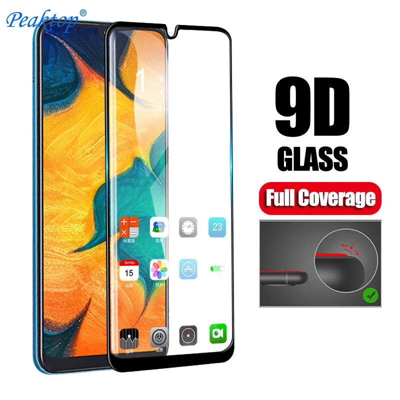 Защитное стекло 9D для Samsung Galaxy A30 A50 A40 A10 A20 A60 A70 A80 A90 A30s A20E | Мобильные телефоны и