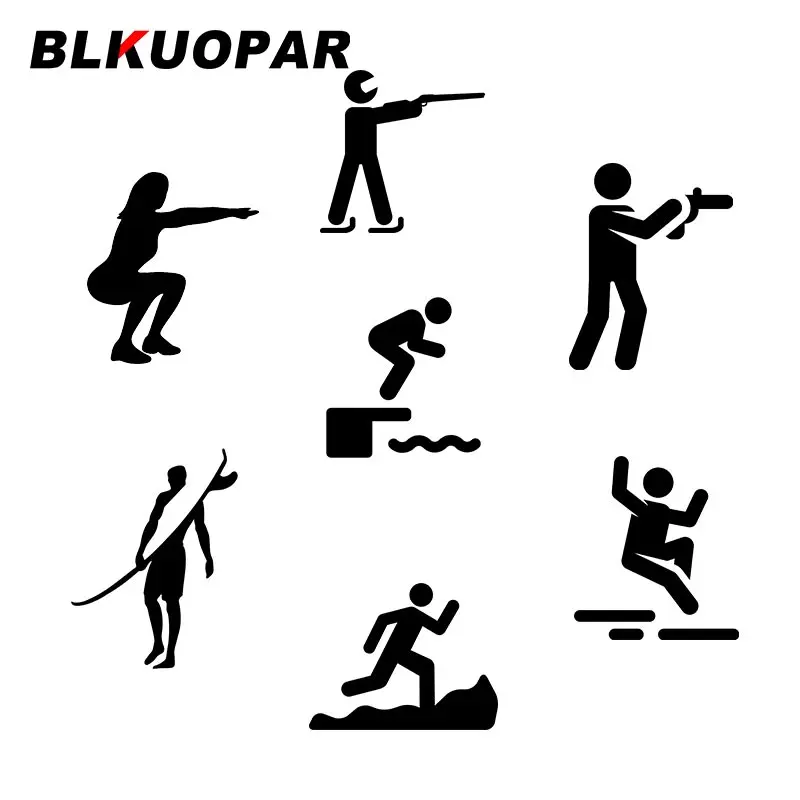 

Виниловые наклейки BLKUOPAR на приседание, на холодильник