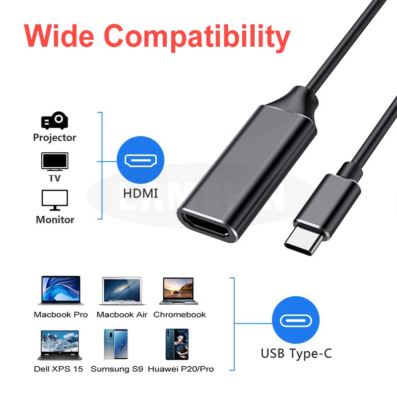 Адаптер для кабеля USB Type C HDMI 4K к Hub|Переходники и адаптеры| |