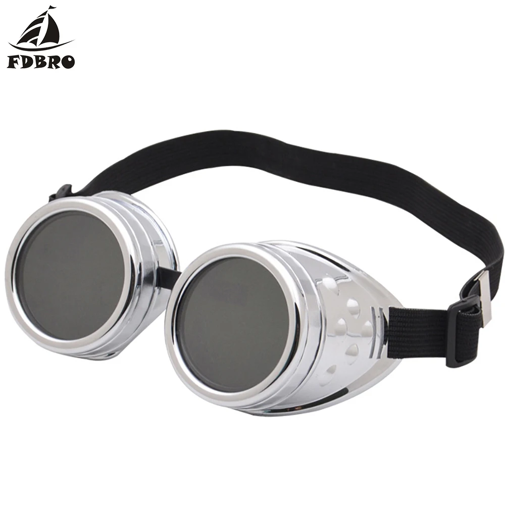 FDBRO винтажные стильные солнцезащитные очки унисекс для сварки панк косплея Lunette