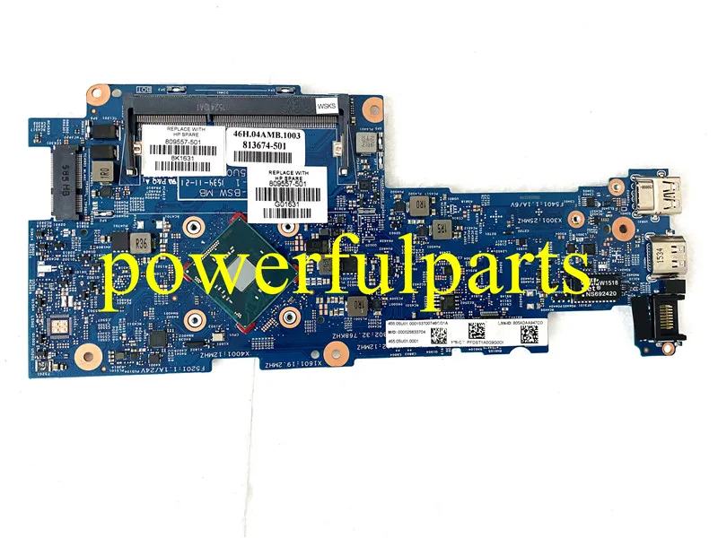 

100% WORKING HP Pavilion x360 Convertible 11 11-K 11T-K Motherboard Mainboard 809557-501 809557-601 809557-001 n3700 test good