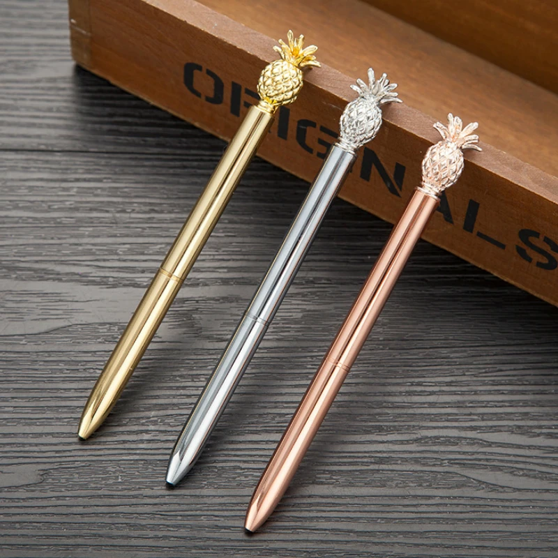 Металлическая шариковая ручка 1 0 мм новинка в виде странного ананаса