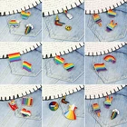 2-3 шт.компл. значок булавки на лацканы ювелирные броши булавка Радужная мышь игра на палец вращающаяся овечка куртки пуговица ЛГБТ брошь подарок для любимых