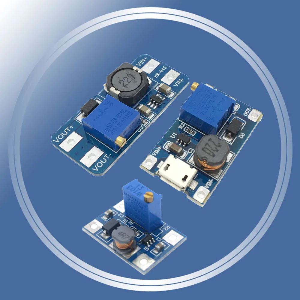 DC Повышающий Модуль питания Micro USB преобразователь входного напряжения 2 А