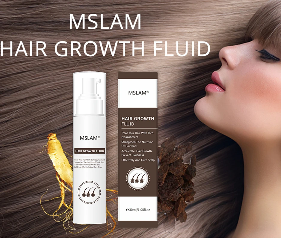 

Эссенция для роста волос MSLAM, масло против выпадения волос, спрей, сыворотка, жидкое решение для восстановления волос, продукты для выпадени...
