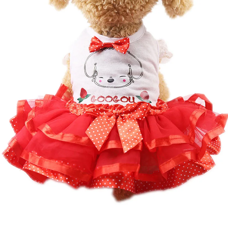 Милые платья для выпускного вечера Тюлевая юбка-пачка с принтом собаки