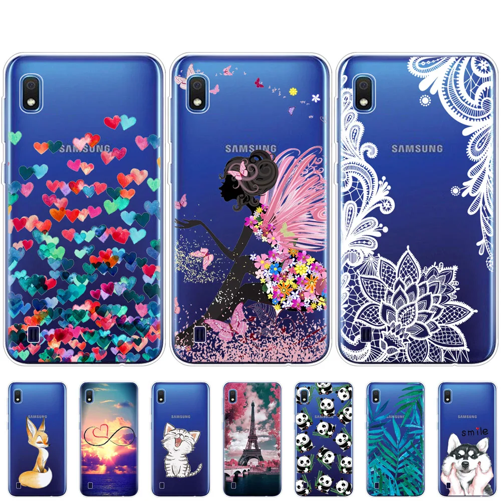 Чехол для samsung A10, чехол, мягкий силиконовый чехол для телефона, чехол для samsung Galaxy A10 A 10 SM-A105F A105 A105F, Мультяшные ракушки