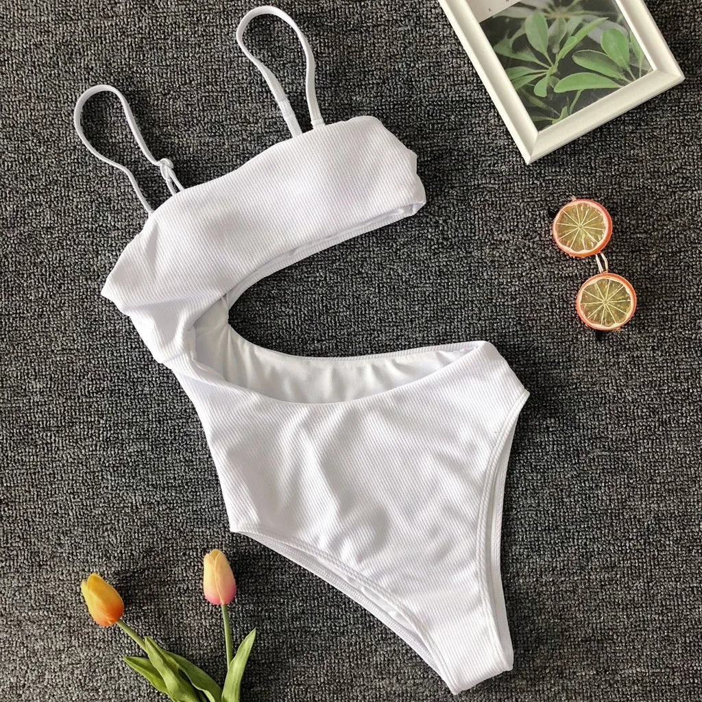 New 2019 Sexy One Piece Swimsuit Female Backless Bodysuit Brazilian Monokini Swimwear Women Bathing Suit Swimming Beach Wear 2.0 |