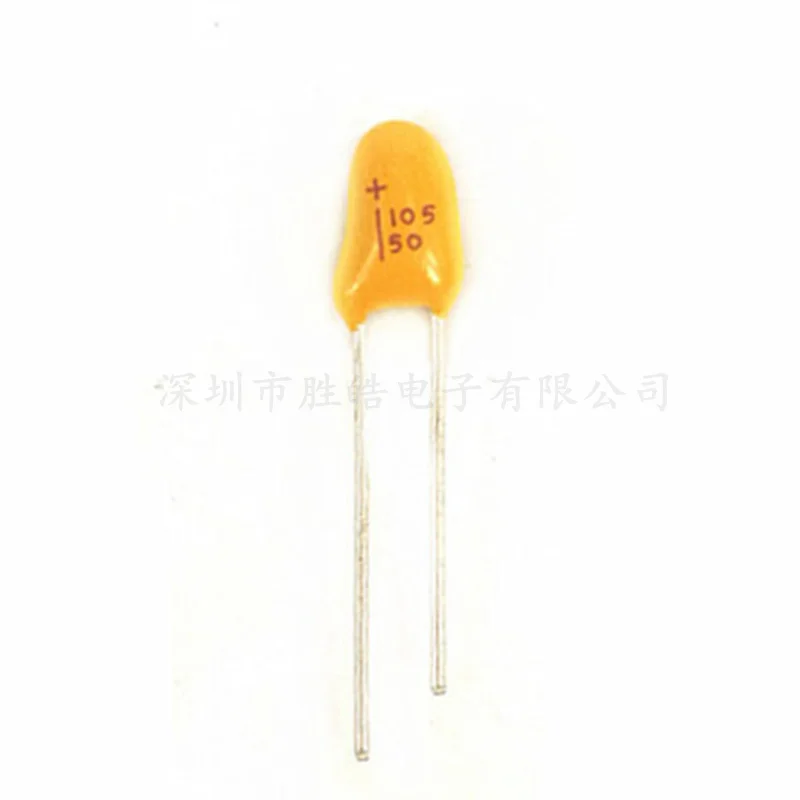

10pcs Tantalum Capacitor 1uF 50V 105 Brand New 50V1uF DIP High Quality