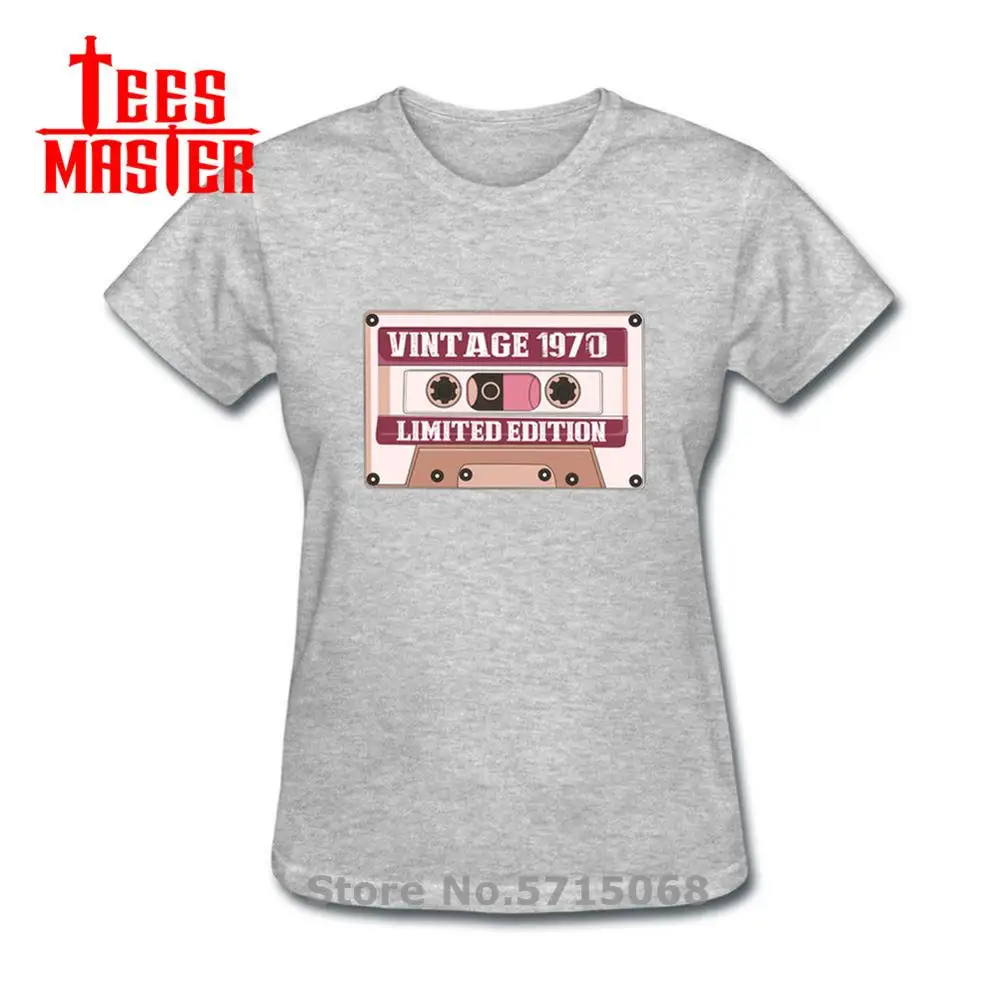 Винтажная футболка для празднования дня рождения 1970 лучший подарок женская