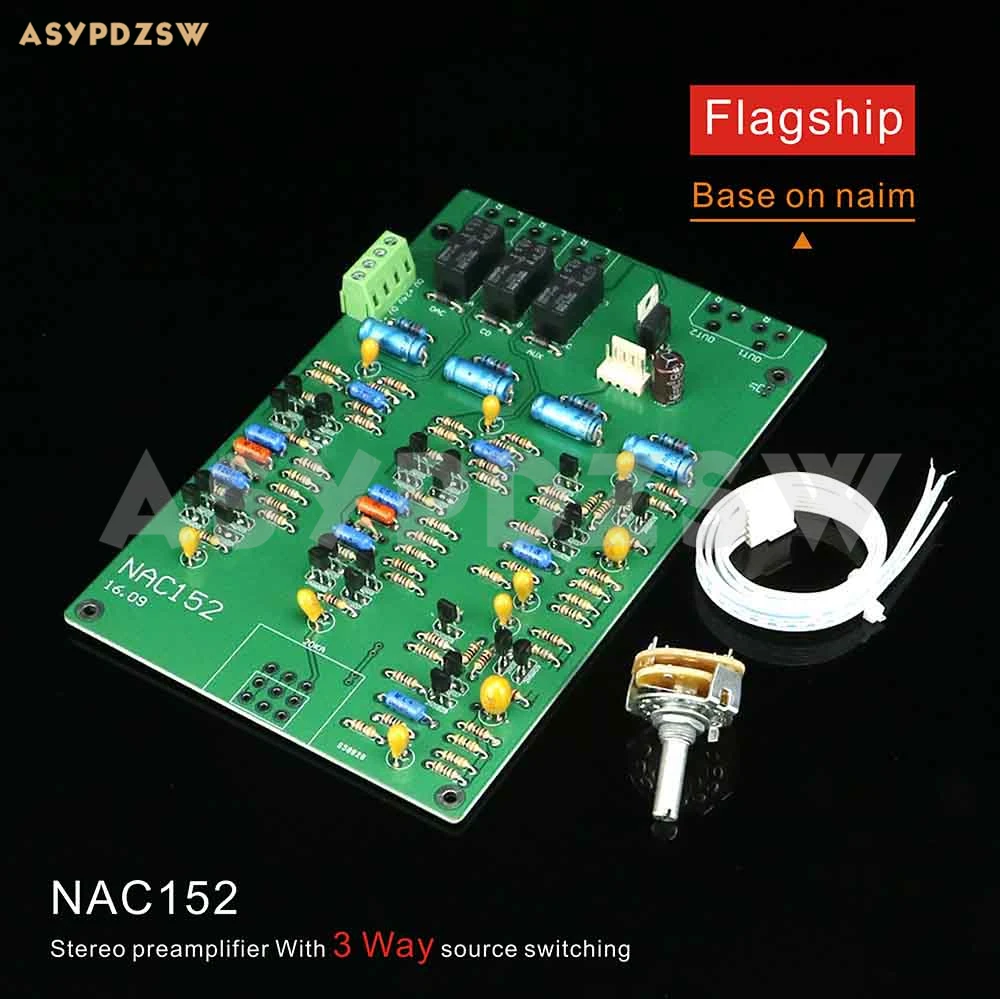 Flagship NAC152 Stereo preamplifier With 3 Way source switching PCB/Finished board | Электроника