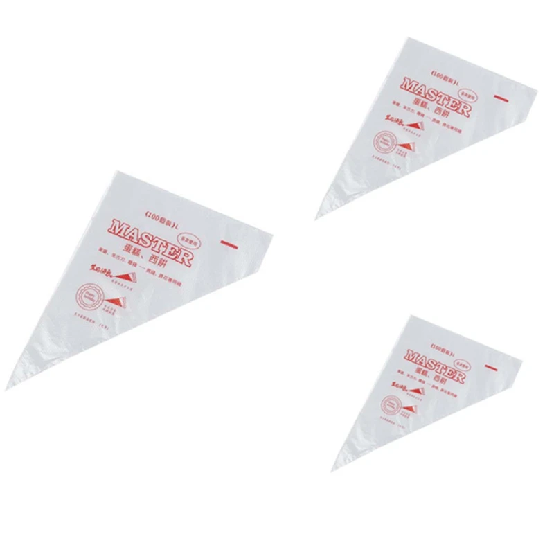 

200 шт., одноразовые мешки для украшения тортов