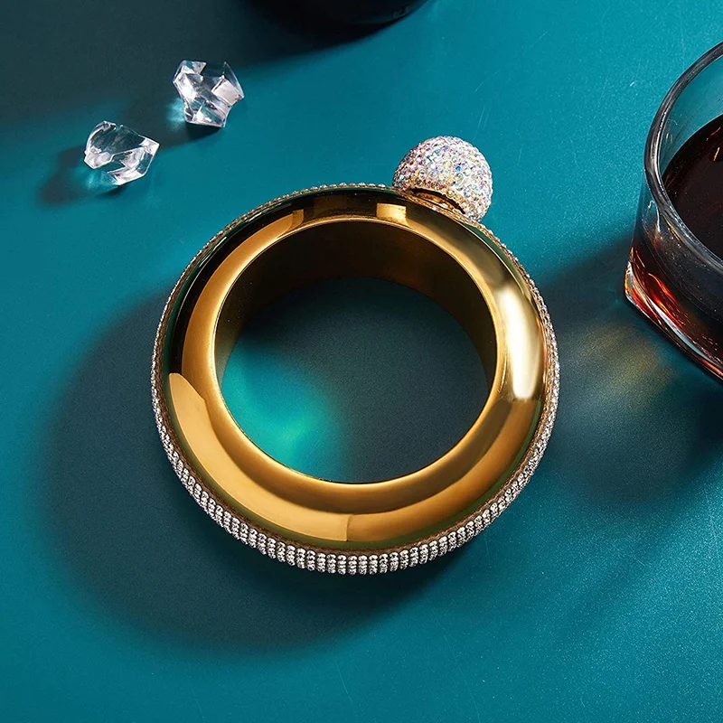 Фляжки для браслета из нержавеющей стали портативная фляжка вина виски бутылка