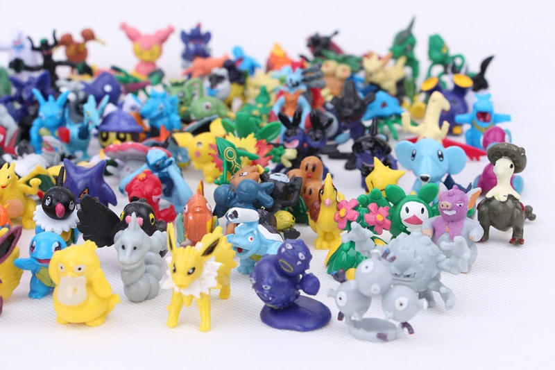 Мини фигурка Pokemon Go 12/24/36/48/72/96/120/144 шт. модель игрушки 2 5 4 см Аниме Пикачу