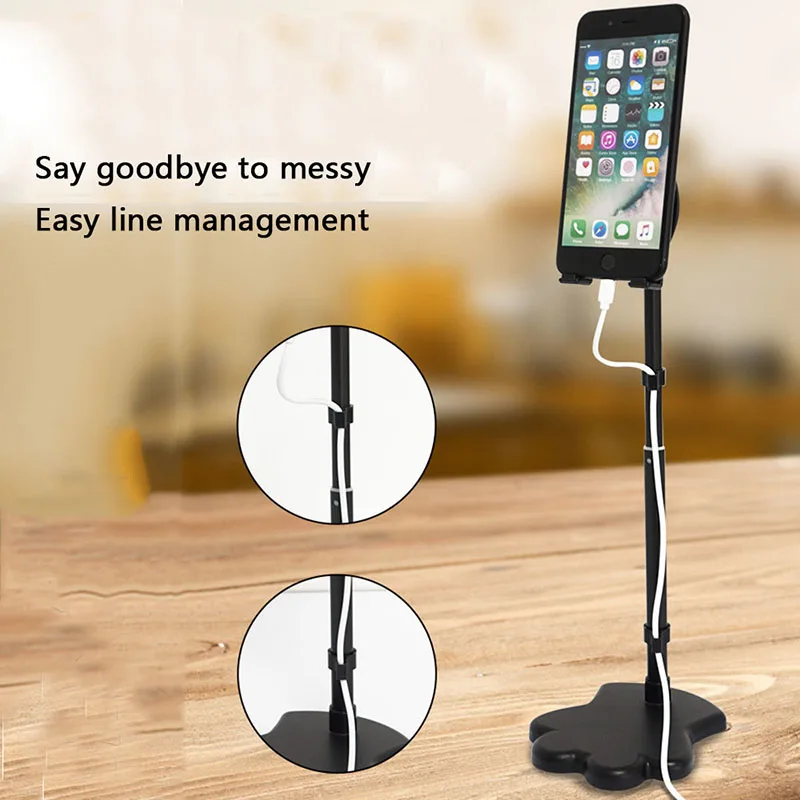 Милый кошачий телефон выдвижной настольный держатель алюминиевая настольная