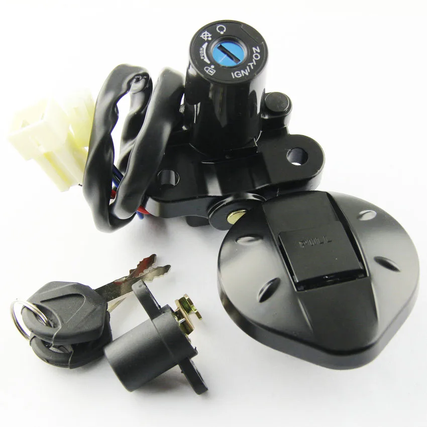 Ключ зажигания мотоцикла комплект замка сиденья топливного газа для Yamaha XT660 XT660R