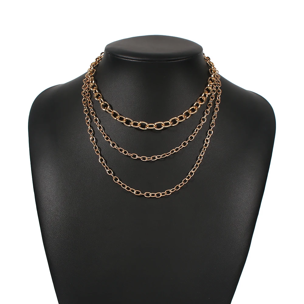 

Simple Alloy Chain Necklace Feminine TemperamentVersatileClavicleChainAestheticInitialCharmsPersonalizedWholesaleLayeredNecklace