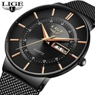 2021 новые черные кварцевые часы LIGE женские часы лучший бренд Роскошные часы для женщин Простые полностью стальные водонепроницаемые наручные часы Reloj