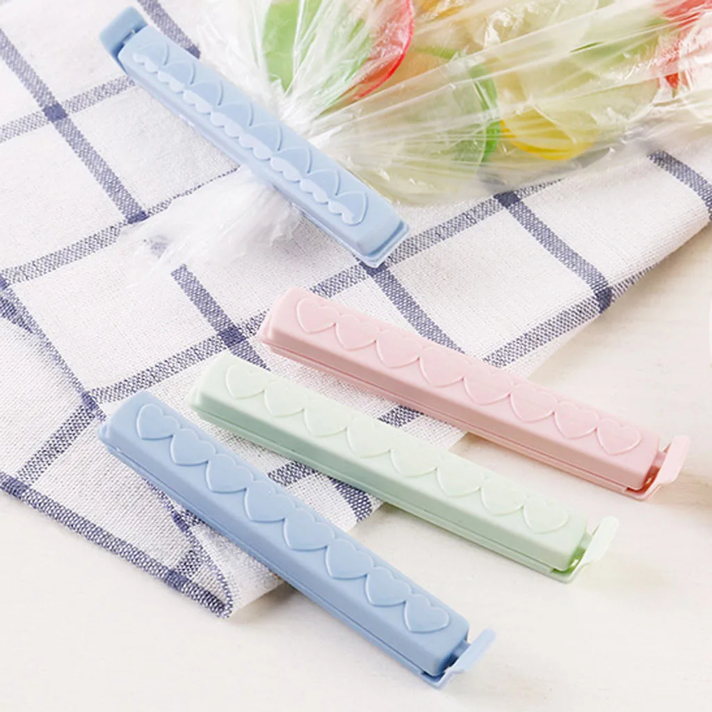 5 шт./упак. многоразовые Еда запаиватель пакетов зажимы для хранения в Кухня