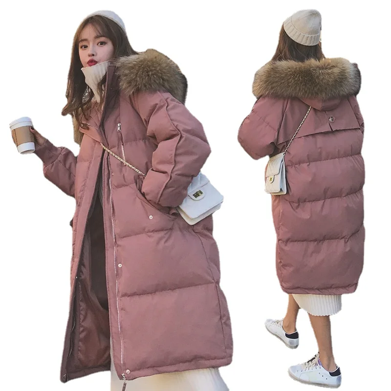 

Parka Autumn Winter Jacket Women Clothes Vintage Warm Coat Female Women's Down Cotton Jacket Warm Thick Long Parkas Oversized