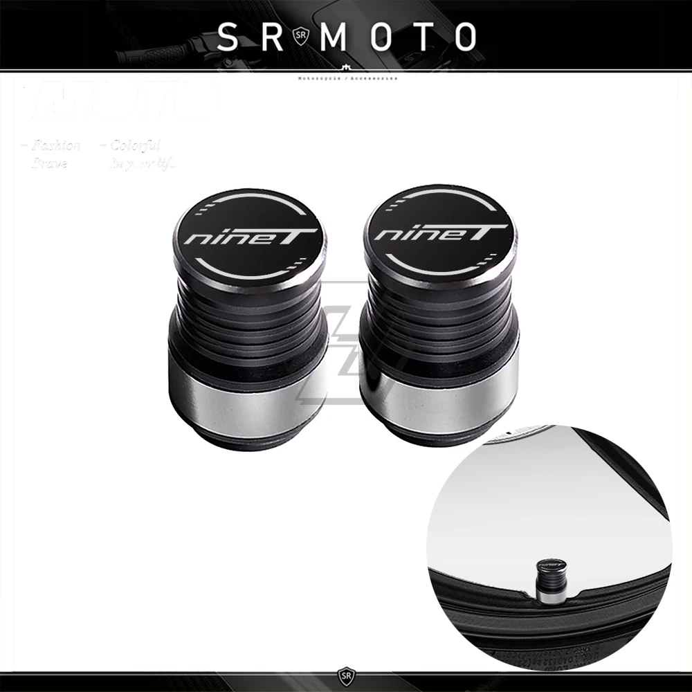 

Motorcycle Accessories Wheel Tire Valve Caps Case for BMW R NineT Pure Motorrad