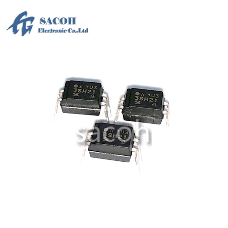 10PCS/Lot New OriginaI PC3SH21 3SH21 PC3SH21YFZAF PC3SH21YFZBX or PC3SH11 PC3SH13 DIP-4 Phototriac Coupler