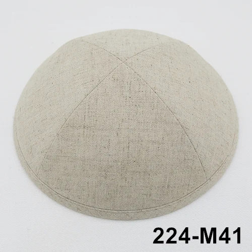 KippotKippaLinenKippah Kipa19cmSkulliesYarmulkeBeaniesJewishHatSkullCapDome|Мужская Skullies & шапочки| |
