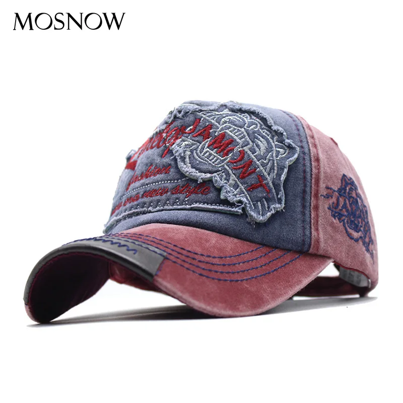 Мужские и женские бейсболки винтажные с потертостями регулируемые козырьки от