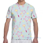 Кремовая Магическая футболка Mami с узором для девушек, мужская женская модная футболка со сплошным принтом для девушек, топы для мальчиков, футболки с коротким рукавом