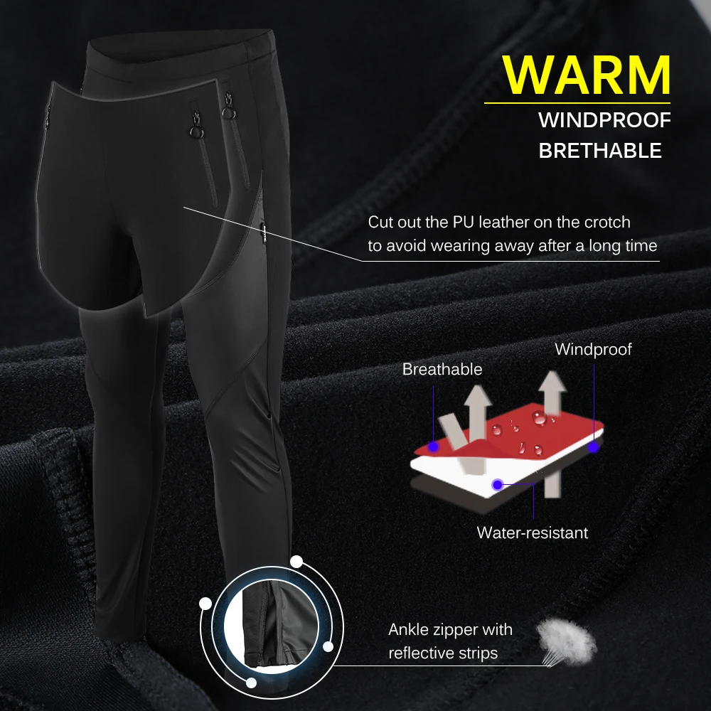 Santic 2017 мужские ветрозащитные длинные штаны для велоспорта верховой езды на зиму